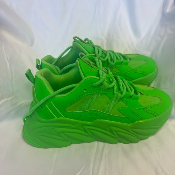 madden girl sneakers green size 7 - Picture 4 of 7